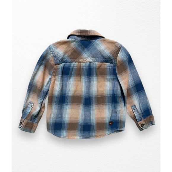 Tea Collection Flannel Shirt, Size 3 - Picture 6 of 6